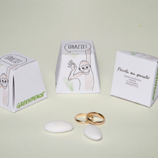 Bomboniere solidali Greenpeace Orango Fedi