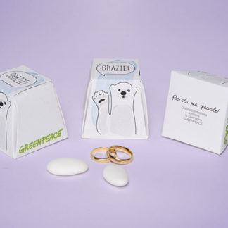 Bomboniere solidali Greenpeace Orso Fedi