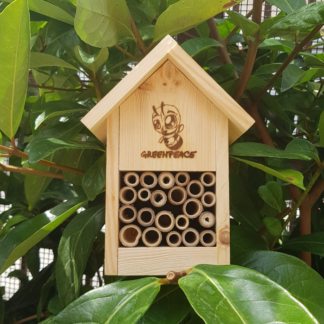 casetta api in bambù