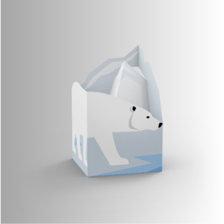 bomboniera mock up orso polare